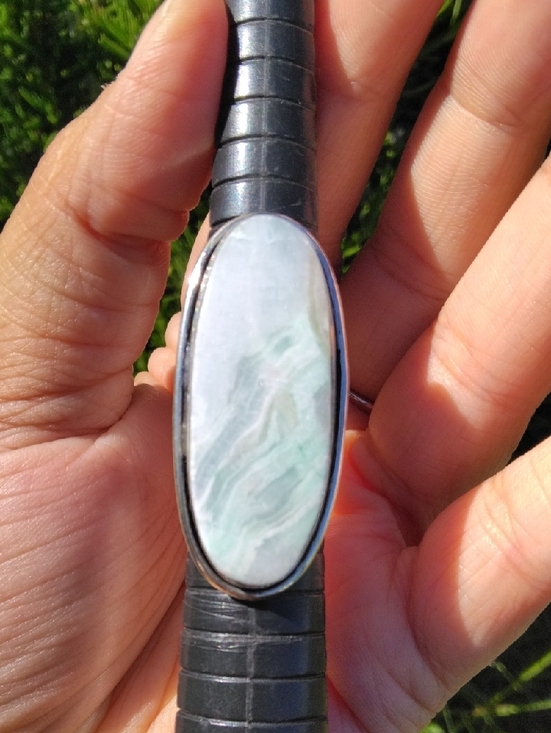 Jewelry - laguna Calcite Silver Plated Gemstone Ring